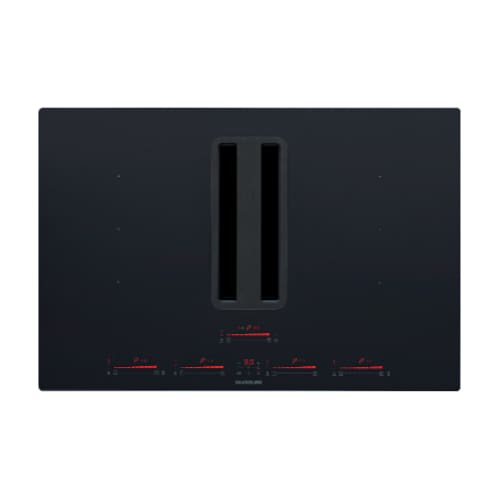 Hotte Intégrée & Plaque à Induction SILVERLINE 4 Feux -80 Cm Noir (7110.80) Hotte Intégrée & Plaque à Induction SILVERLINE 4 Feux -80 Cm Noir (7110.80)
